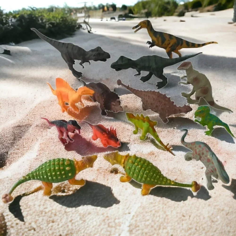 Dinosaurs Lot 14 Play Hard Plastic Vintage to Now Dinos Some Geoworld Safari Ltd
